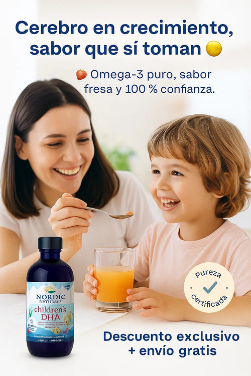 Omega 3 Kids - Estimula El Crecimiento Físico y Cerebral 🧠👩🏻‍👦🏻✨