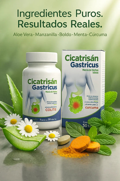 CICATRISAN GASTRICUS - Mitiga Esa Gastritis Que Te Está Matando ☠️🧑🏻‍⚕️✨