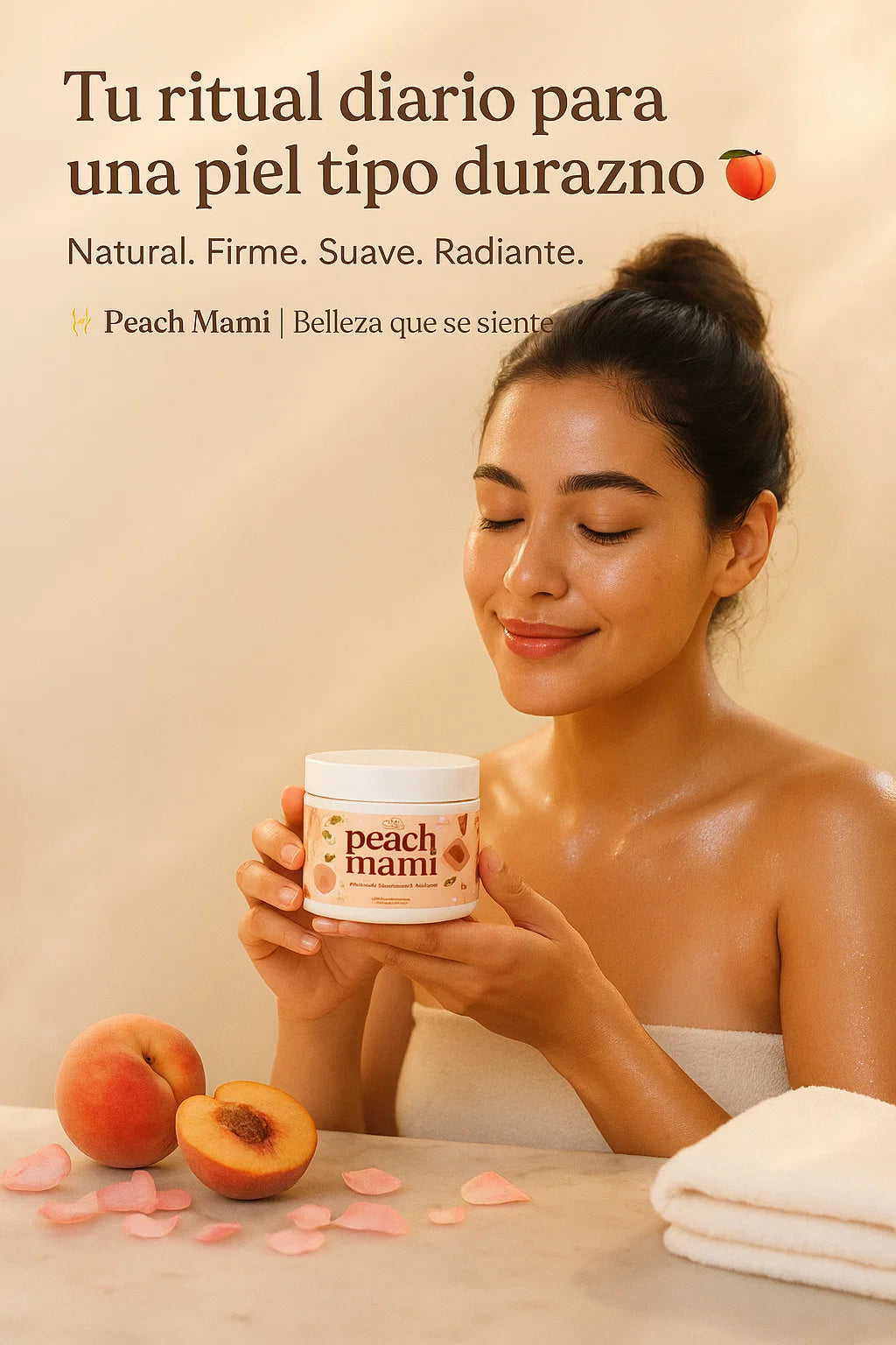 PEACH MAMI - CREMA REAFIRMANTE / TU ÍEL COMO TERSA COMO LA DE UN BEBÉ 👶🏻🍑✨