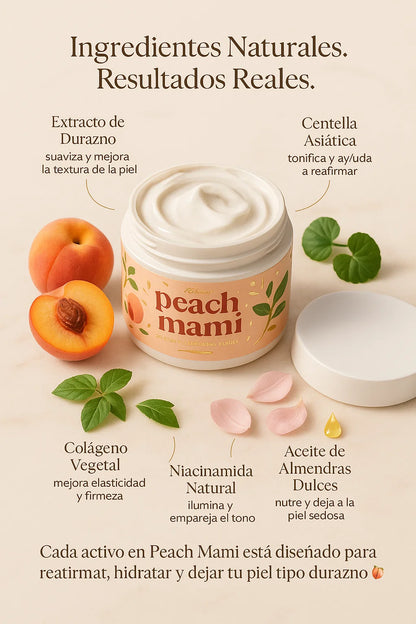 PEACH MAMI - CREMA REAFIRMANTE / TU ÍEL COMO TERSA COMO LA DE UN BEBÉ 👶🏻🍑✨