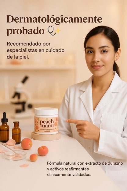 PEACH MAMI - CREMA REAFIRMANTE / TU ÍEL COMO TERSA COMO LA DE UN BEBÉ 👶🏻🍑✨