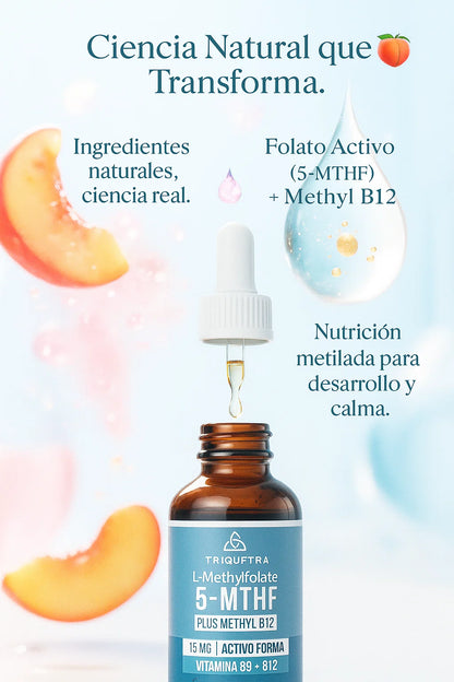 5 - MTHF / Metilfolato KIDS - Enfoque y Energía en Gotas Para Niños Con TDAH y Autismo