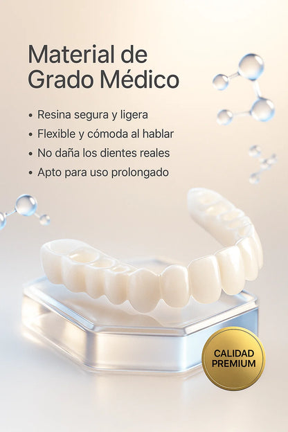 Dientes Postizos De Resina Ligera 🦷😁