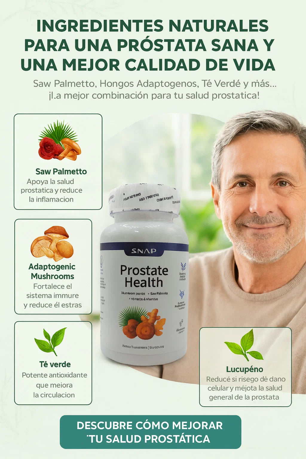Prostate Health -Alivia ese Goteo Que Te Tortura En Las Noches 💧👴🏻✨