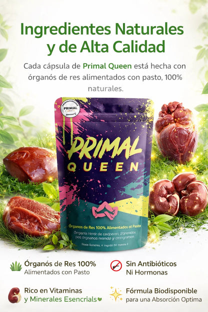 PRIMAL QUEEN EQUILIBRIO HORMONAL Y BIENESTAR FEMENINO 💗✨