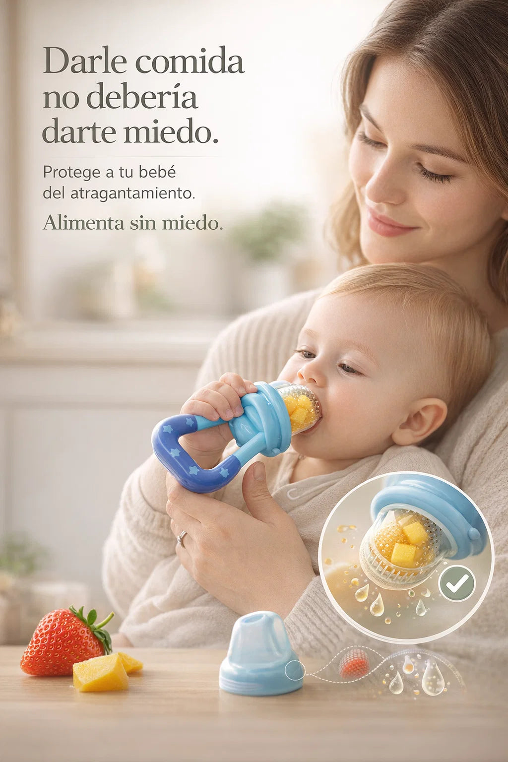 CHUPETE ALIMENTADOR PARA BEBES - ALIMENTA SIN MIEDOS 🤱🏻🍼✨