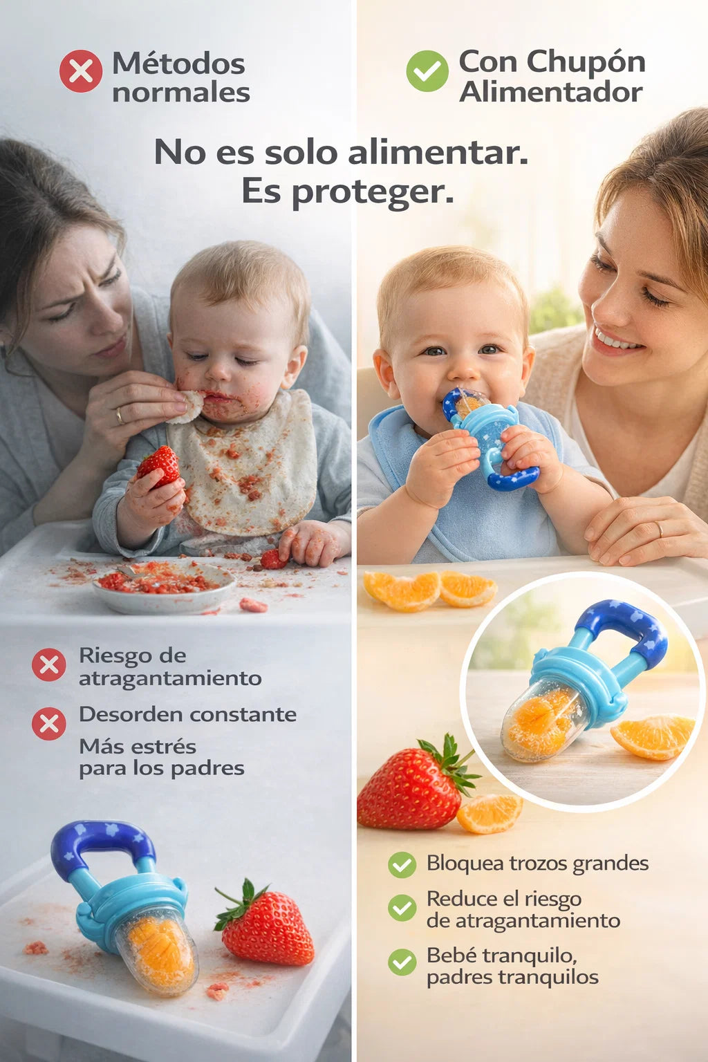 CHUPETE ALIMENTADOR PARA BEBES - ALIMENTA SIN MIEDOS 🤱🏻🍼✨