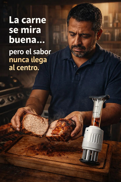 Inyector de salsas para carne - Adoba desde El Interior 💉🥩👨🏻‍🍳