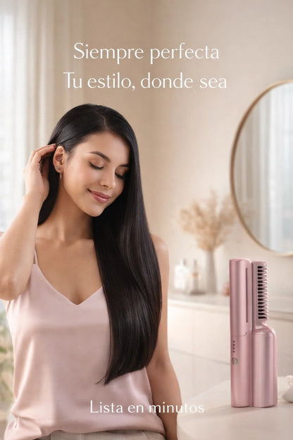 Peine Plancha  - Alisadora 2 En 1 🪮💇🏻‍♀️✨