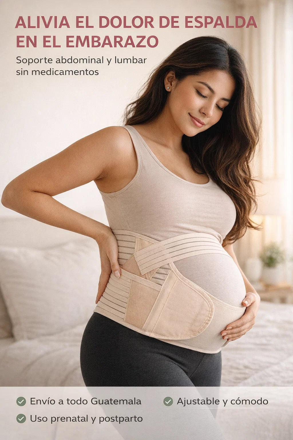 CORRECTOR DE MATERNIDAD APOYA LA ESPALDA Y ENCUENTRA EL ALIVIO 🤰🏻🍃✨