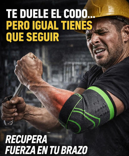 Faja de Compresión Para Codo - Olvídate de esos Dolores Trabajando o Haciendo Deporte